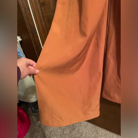 NastyGal Belted Detail Puff Sleeve Flared Jumpsuit - Picture 8 of 10